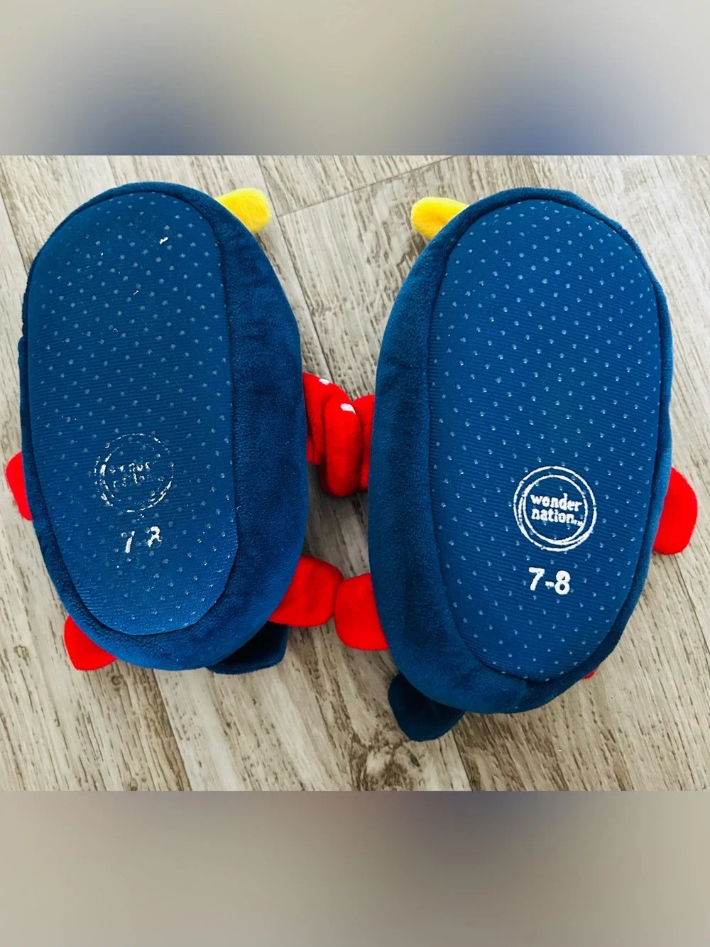 Wonder Nation Toddler Boys' Airplane Slippers